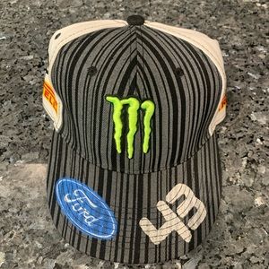 Ken Block monster energy hat